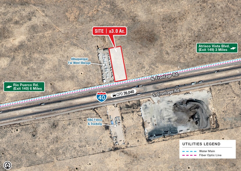 I-40 & Lost Horizon NEQ Rd, Albuquerque, NM for sale - Building Photo - Image 1 of 2