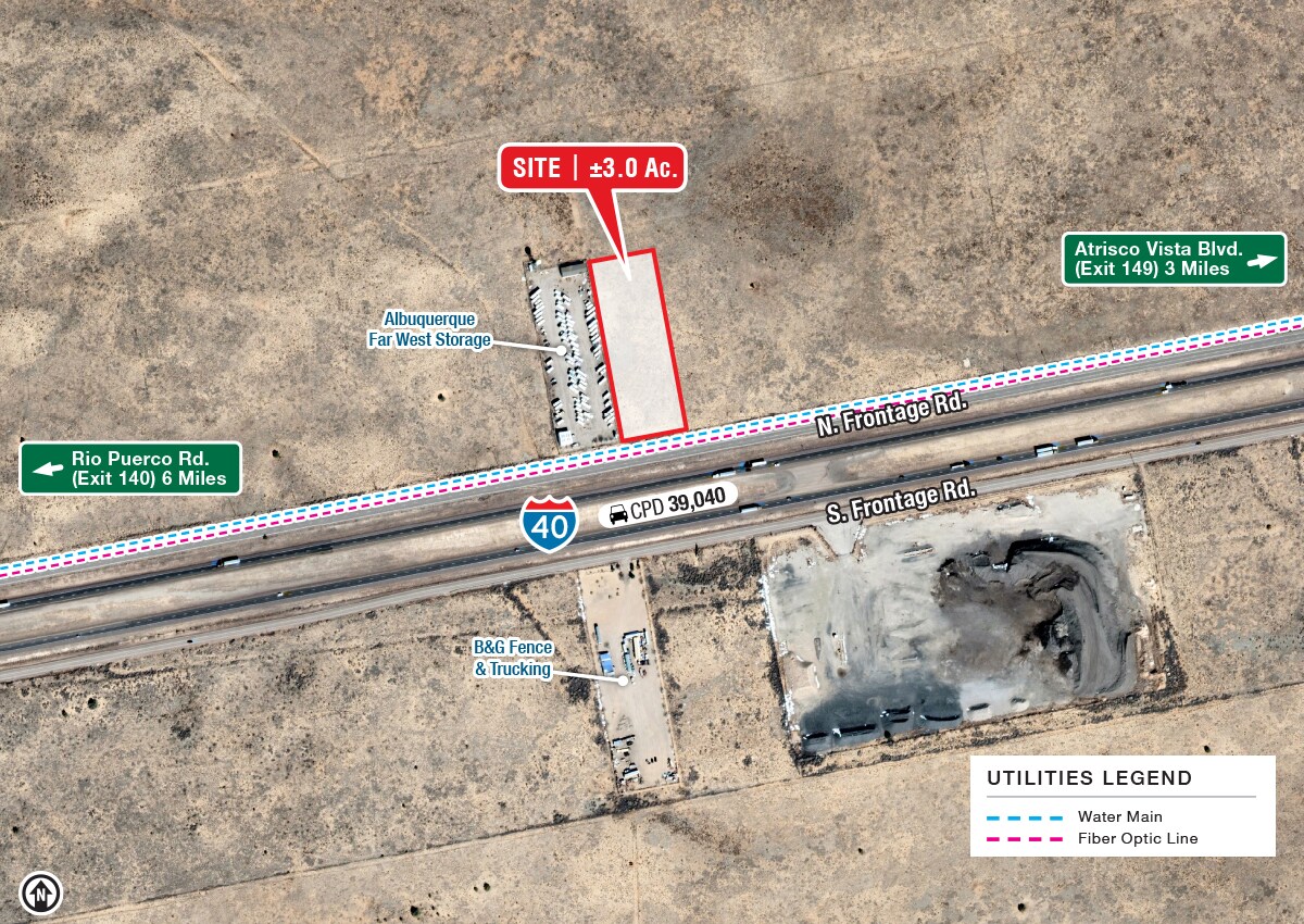 I-40 & Lost Horizon NEQ Rd, Albuquerque, NM à vendre Photo du bâtiment- Image 1 de 3
