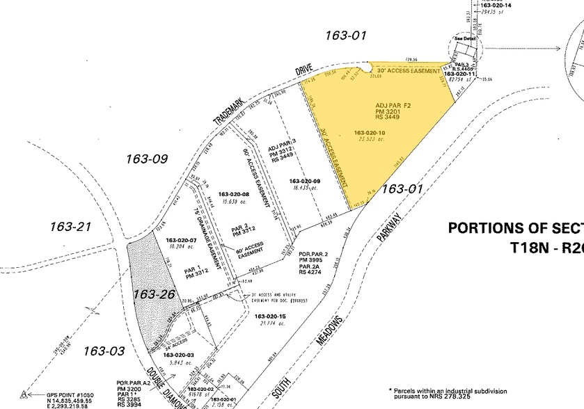 1190 Trademark Dr, Reno, NV à louer - Plan cadastral - Image 3 de 9