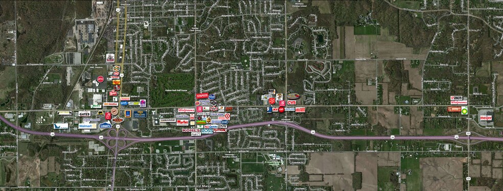 US 31 & Pierce Rd, Lakeville, IN à vendre - Aérien - Image 2 de 3