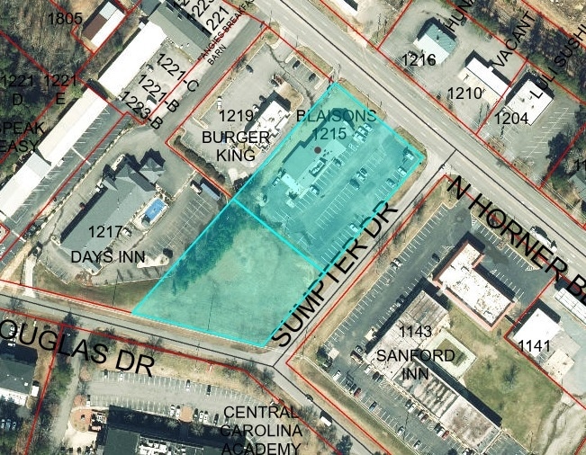 1215 N Horner Blvd, Sanford, NC for sale - Aerial - Image 3 of 12