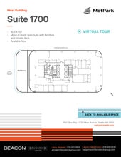 1100 Olive Way, Seattle, WA à louer Plan d’étage- Image 1 de 1