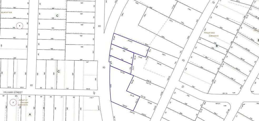 1600-1700 Blk S Oates St, Dothan, AL à vendre - Plan cadastral - Image 2 de 2