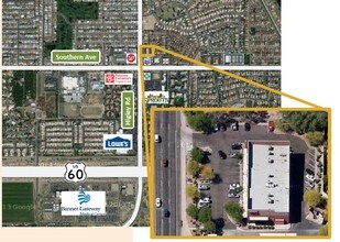 1121 S Higley Rd, Mesa, AZ - Aerial  map view