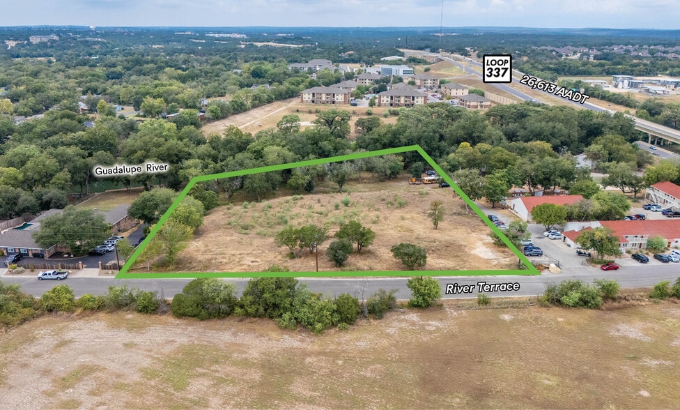 1245 River Ter, New Braunfels, TX à vendre - Aérien - Image 2 de 5