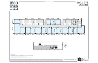 1880 Century Park E, Los Angeles, CA for lease Floor Plan- Image 1 of 2