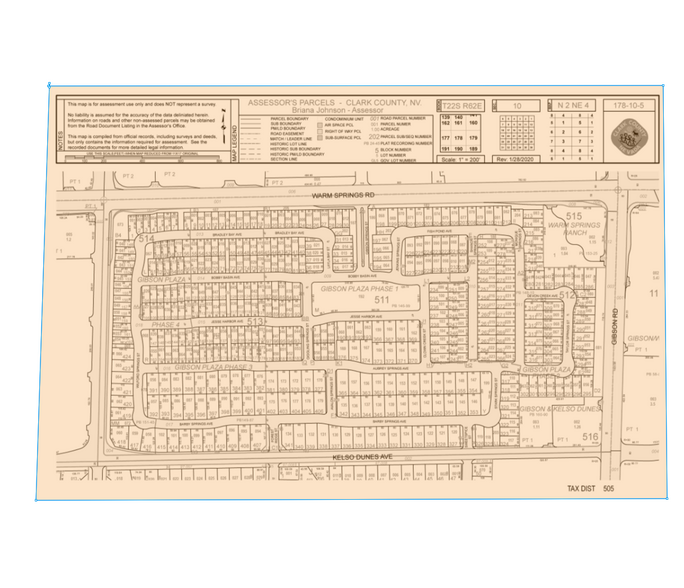 1133 Jesse Harbor Ave, Henderson, NV à vendre - Plan cadastral - Image 1 de 1