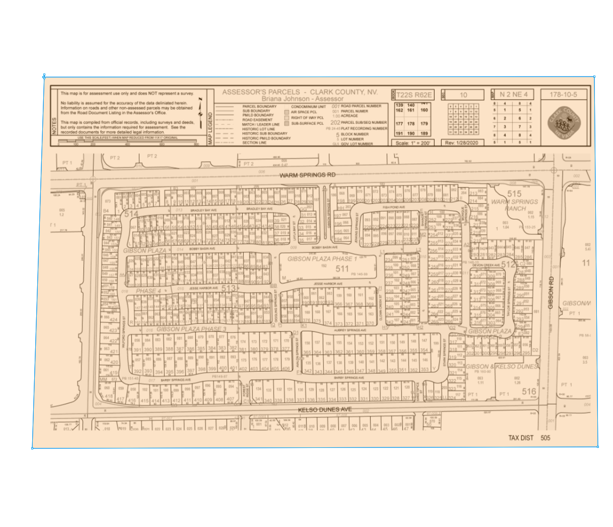 1133 Jesse Harbor Ave, Henderson, NV à vendre Plan cadastral- Image 1 de 2