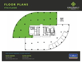 7501 Greenway Center Dr, Greenbelt, MD à louer Plan d’étage- Image 1 de 1