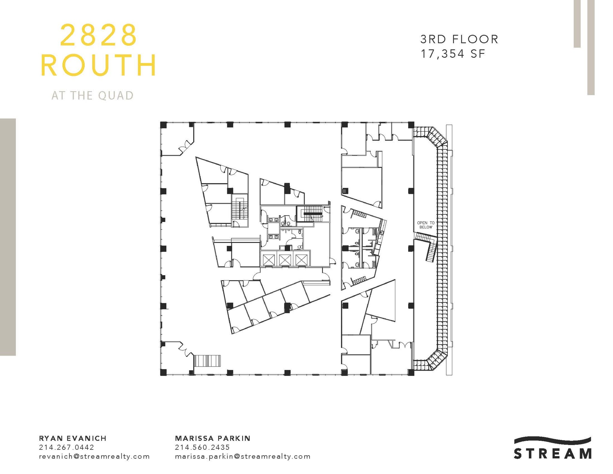 2828 Routh St, Dallas, TX for lease Floor Plan- Image 1 of 1