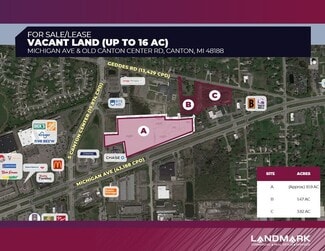 Plus de détails pour 45220 Michigan Ave, Canton, MI - Terrain à louer