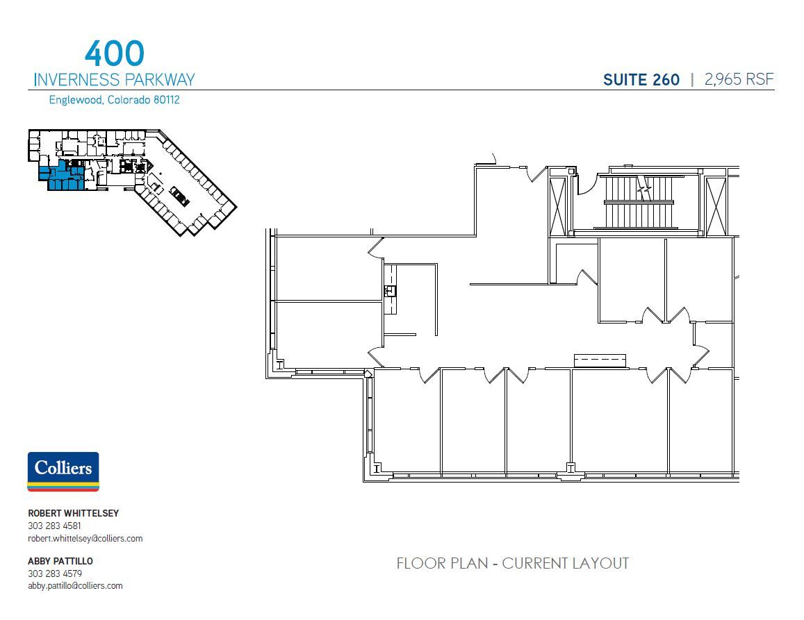 400 Inverness Pky, Englewood, CO à louer Plan d’étage- Image 1 de 1