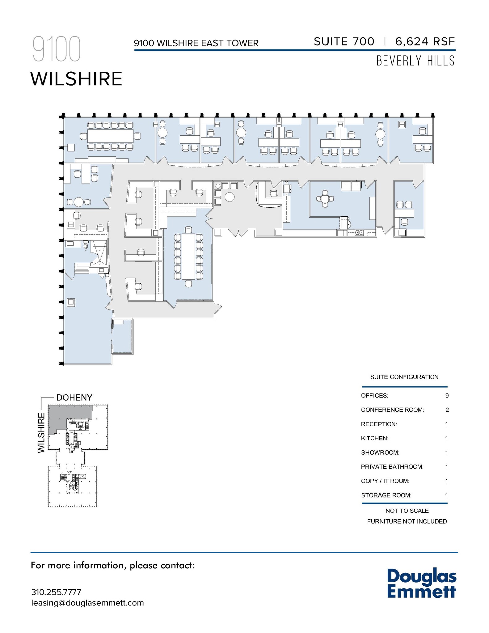 9100 Wilshire Blvd, Beverly Hills, CA for lease Floor Plan- Image 1 of 1