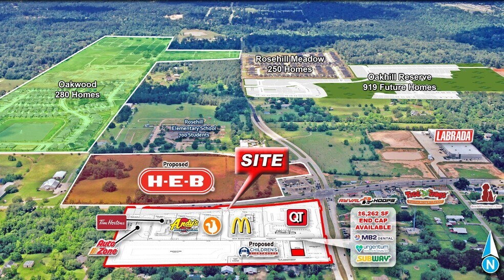 SWC of FM 2920 & Cypress Rosehill Rd, Tomball, TX à louer - Aérien - Image 3 de 6
