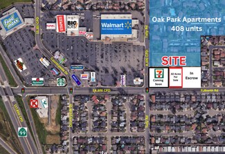 Plus de détails pour Oak Park Plaza –Entitled Drive-Thru Pads – Terrain à vendre, Turlock, CA