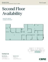 5100 W Kennedy Blvd, Tampa, FL à louer Plan de site- Image 1 de 1