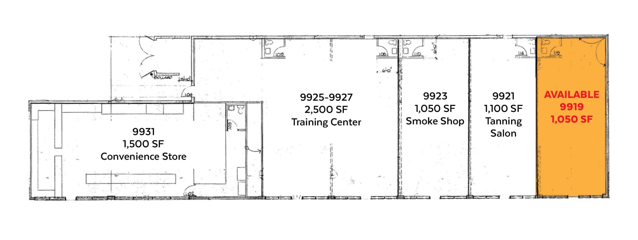 9917-9927 Watson Rd, Crestwood, MO for lease Floor Plan- Image 1 of 1