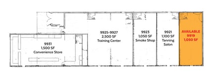 9917-9927 Watson Rd, Crestwood, MO for lease Floor Plan- Image 1 of 1