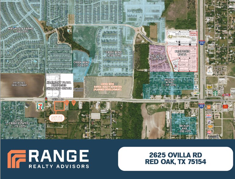 2625 Ovilla Rd, Red Oak, TX for sale - Aerial - Image 1 of 2