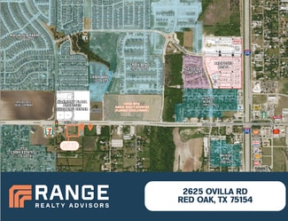 Plus de détails pour 2625 Ovilla Rd, Red Oak, TX - Terrain à vendre