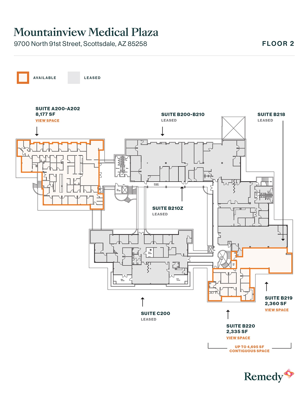 9700 N 91st St, Scottsdale, AZ à louer Plan d’étage- Image 1 de 1
