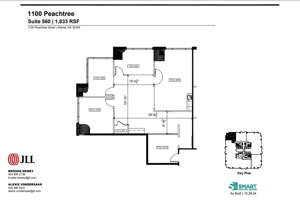 1100 Peachtree St NE, Atlanta, GA for lease Floor Plan- Image 1 of 1