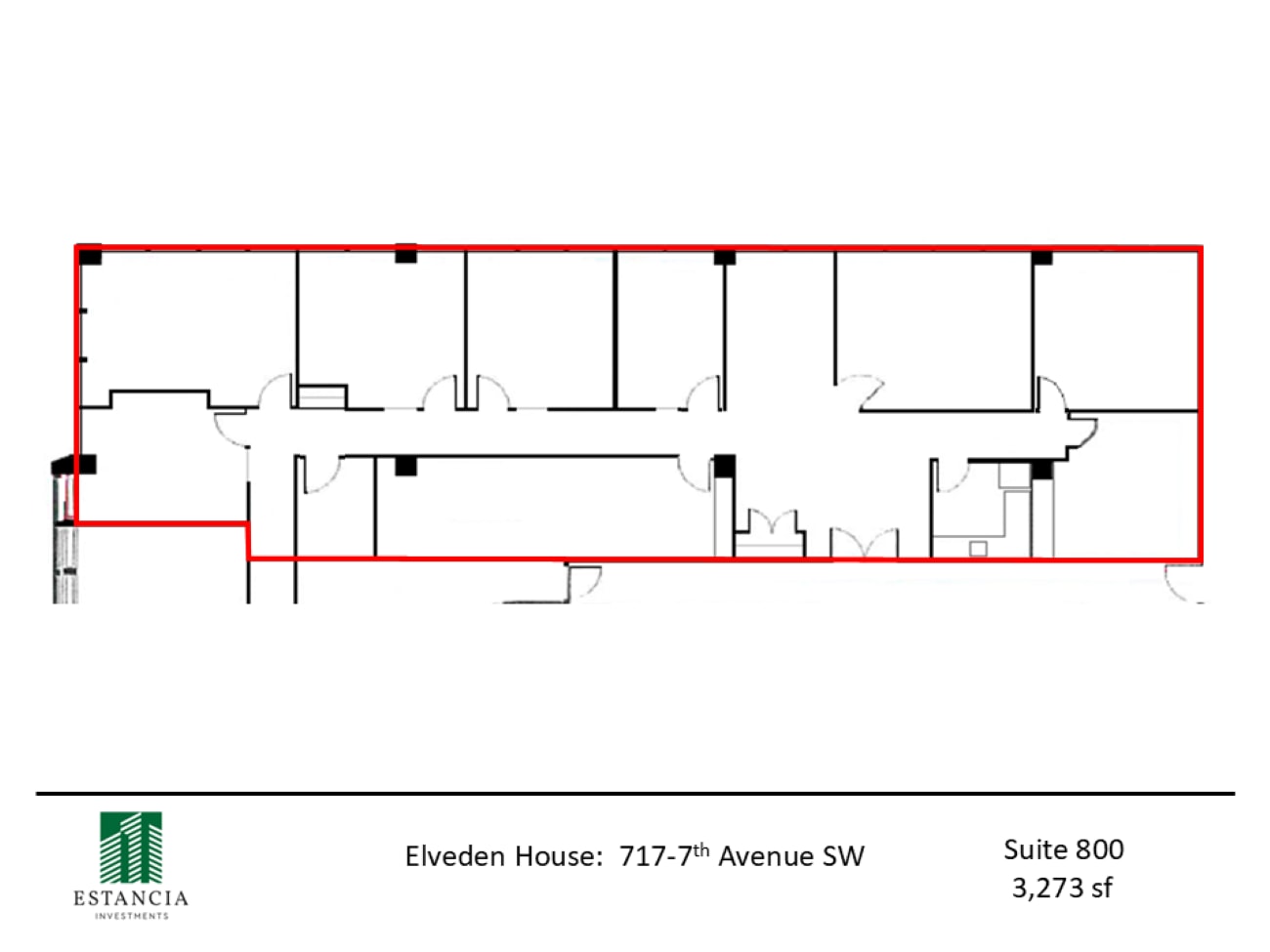 717 7th Ave SW, Calgary, AB for lease Floor Plan- Image 1 of 1