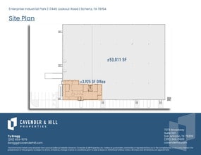 17745 Lookout Rd, Schertz, TX à louer Plan d’étage- Image 1 de 1
