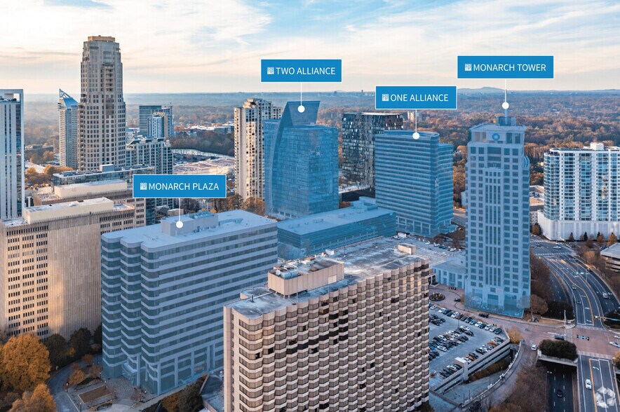 3414 Peachtree Rd NE, Atlanta, GA à louer - Aérien - Image 3 de 22