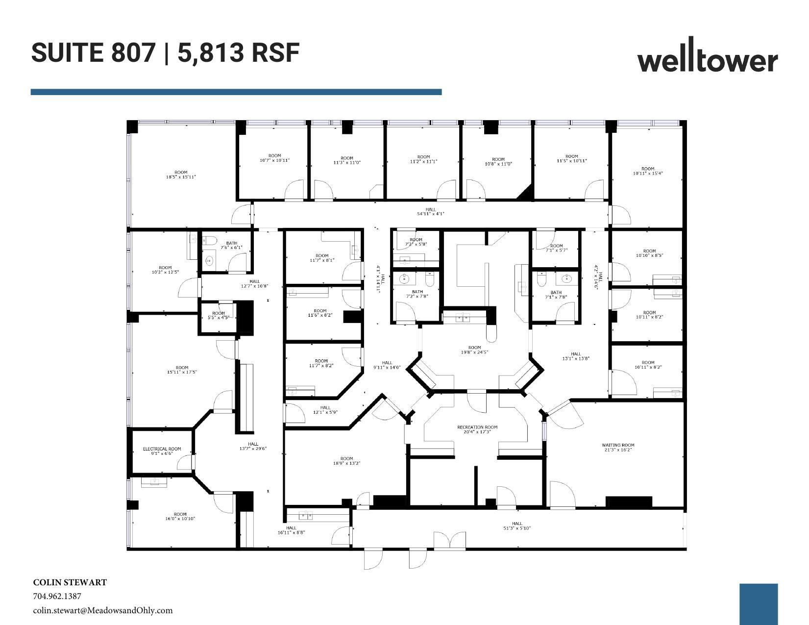 1718 E 4th St, Charlotte, NC à louer Plan d  tage- Image 1 de 1