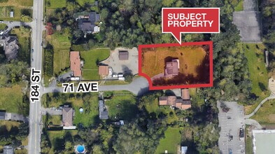 18465 71 Av, Surrey, BC - Aerial map view