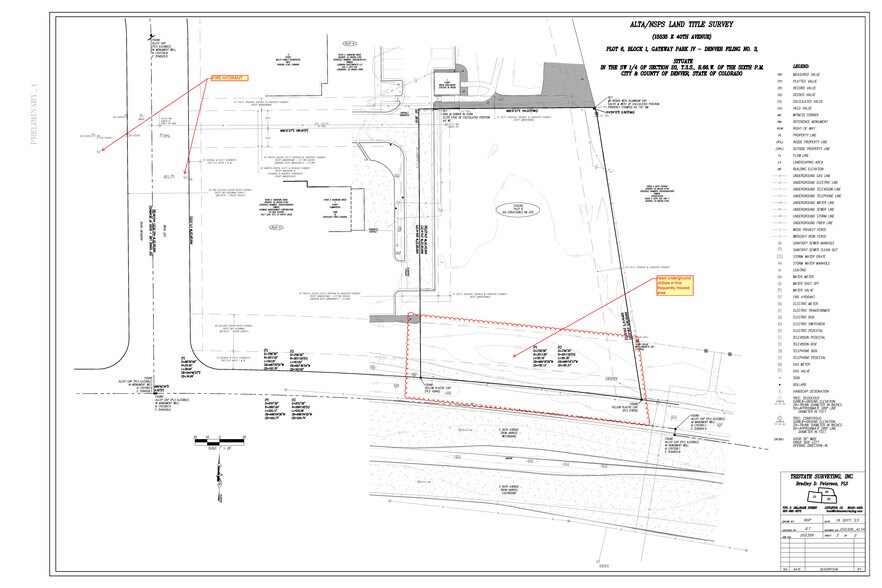 15535 E 40th Ave, Denver, CO à vendre - Plan de site - Image 2 de 3