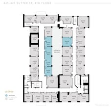 445-447 Sutter St, San Francisco, CA for lease Floor Plan- Image 1 of 1