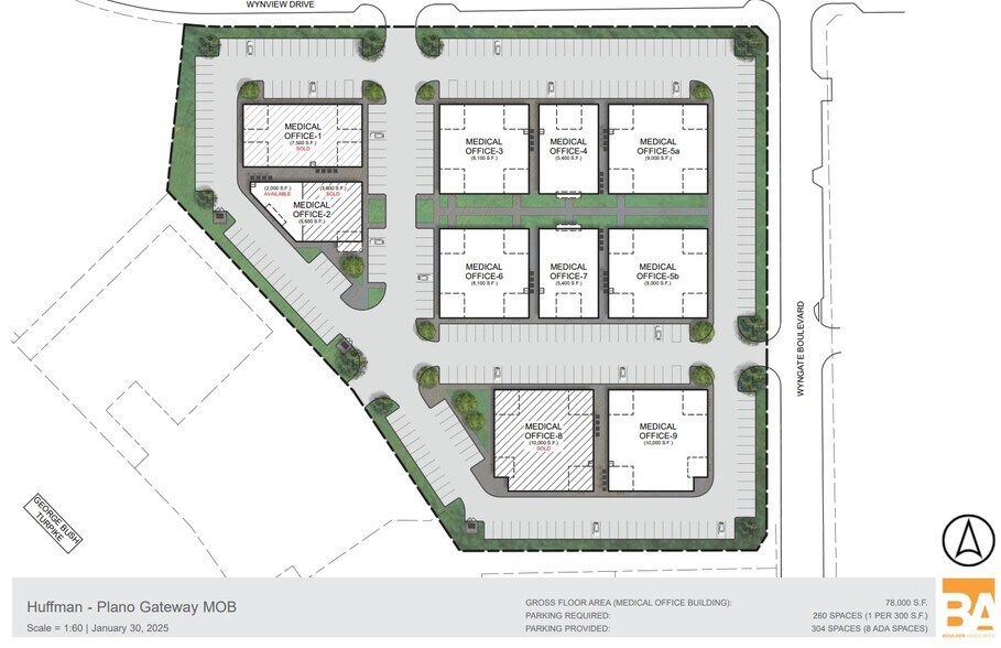 201 Wyngate Blvd, Plano, TX à vendre - Plan de site - Image 3 de 3