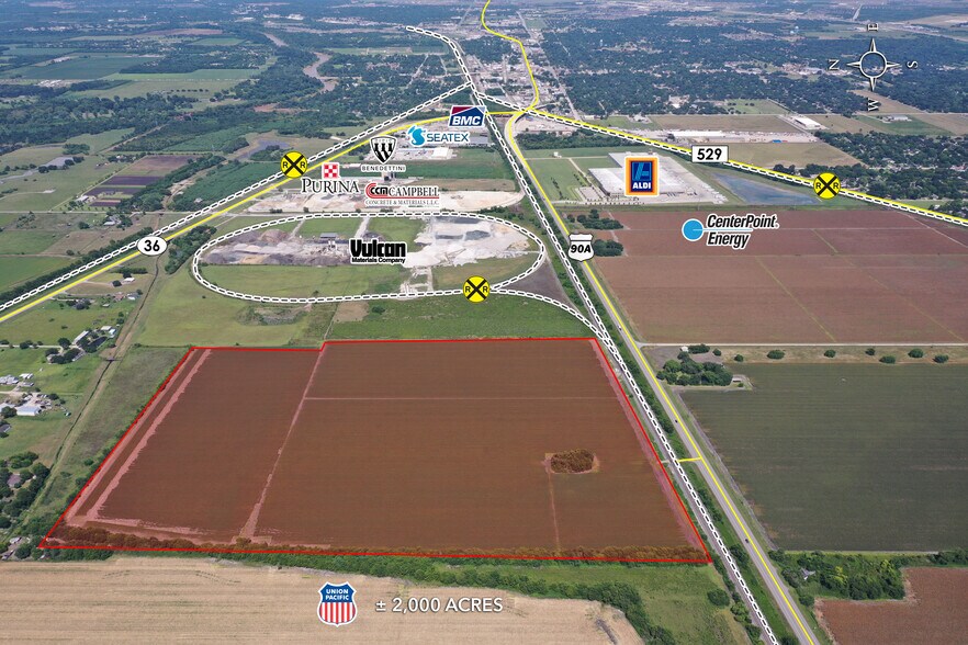 0 Highway 90A, Rosenberg, TX à vendre - Aérien - Image 3 de 3