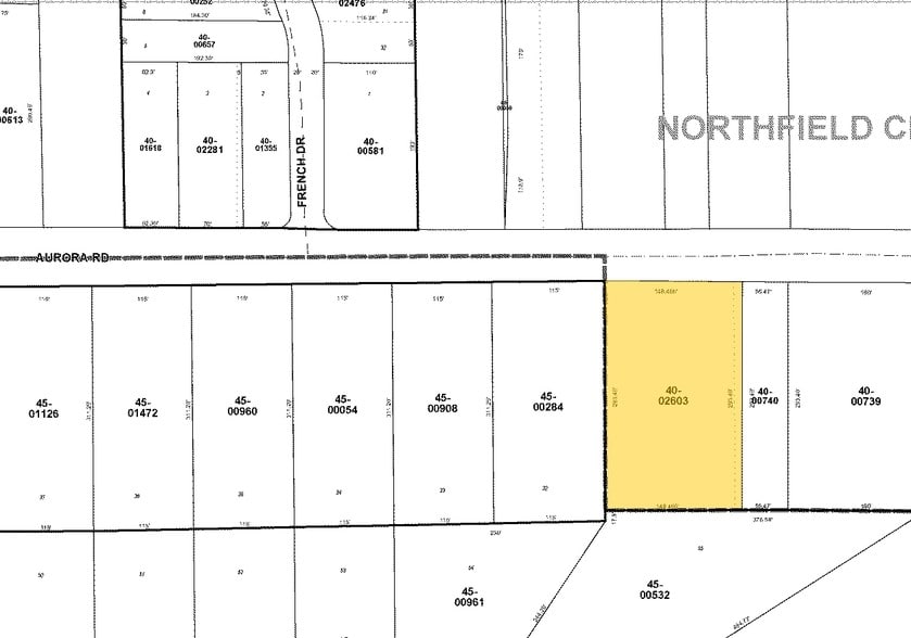 120 W Aurora Rd, Northfield, OH for sale - Plat Map - Image 2 of 36