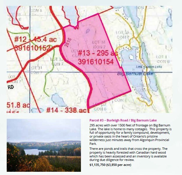 Burleigh Road / Big Barnum Lake, Haliburton, ON à vendre Photo principale- Image 1 de 1