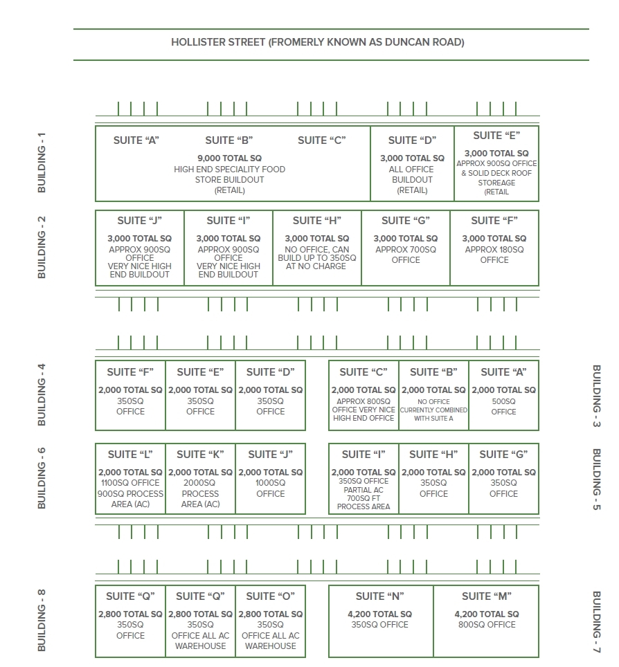 16721 Hollister St, Houston, TX for lease Site Plan- Image 1 of 1