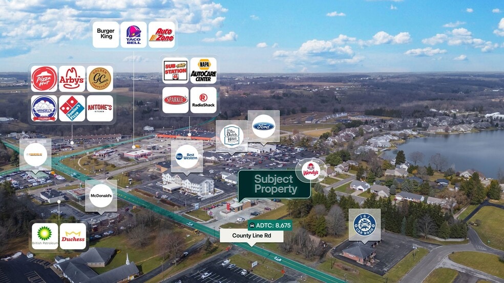 2290 County Line E rd, Columbiana, OH for sale - Aerial - Image 3 of 3