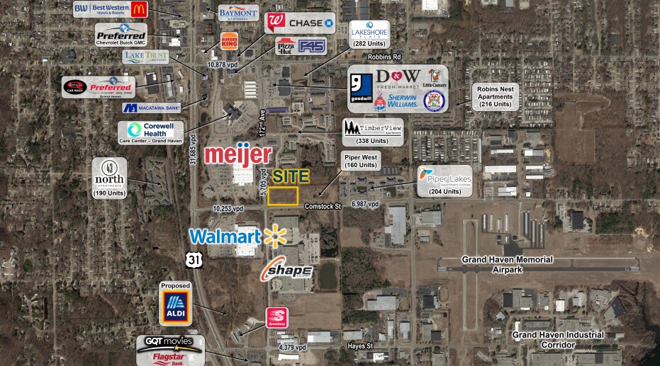 17049 Comstock St, Grand Haven, MI à louer - Photo du bâtiment - Image 2 de 2