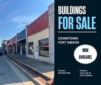 More details for 133-135 N Lee St, Fort Gibson, OK - Retail for Sale