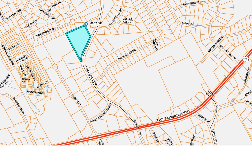 1909 Pucketts Dr Sw, Lilburn, GA à vendre - Plan cadastral - Image 3 de 6