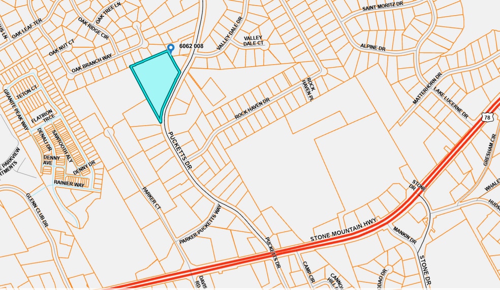 1909 Pucketts Dr Sw, Lilburn, GA for sale - Plat Map - Image 3 of 6