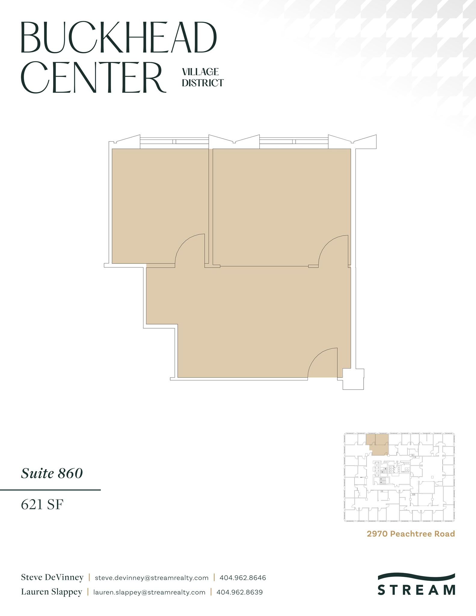 2970 Peachtree Rd NW, Atlanta, GA à louer Plan de site- Image 1 de 1