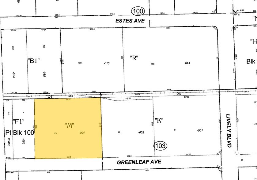 940-950 Greenleaf Ave, Elk Grove Village, IL à louer - Plan cadastral - Image 2 de 8