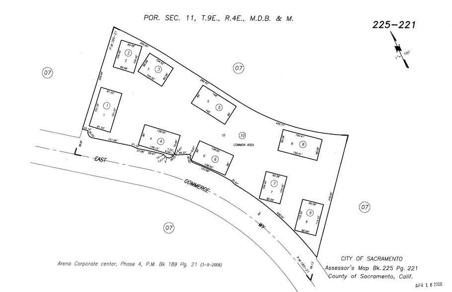 4136 E Commerce Way, Sacramento, CA à louer - Plan cadastral - Image 2 de 6