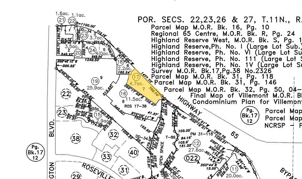 Freedom Way, Roseville, CA à vendre - Plan cadastral - Image 3 de 3