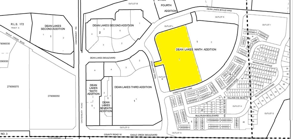 1451 Dean Lakes Trl, Shakopee, MN à louer - Plan cadastral - Image 2 de 6