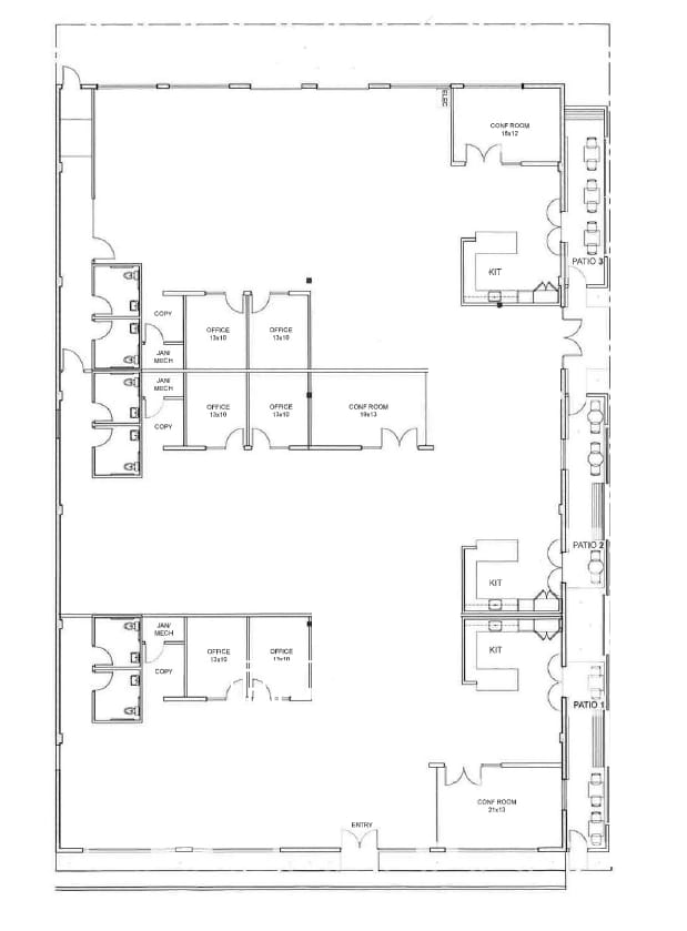 1751 Berkeley St, Santa Monica, CA à louer Plan d’étage- Image 1 de 2