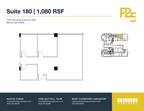 1718-1720 NW Peachtree St, Atlanta, GA à louer Plan de site- Image 1 de 1